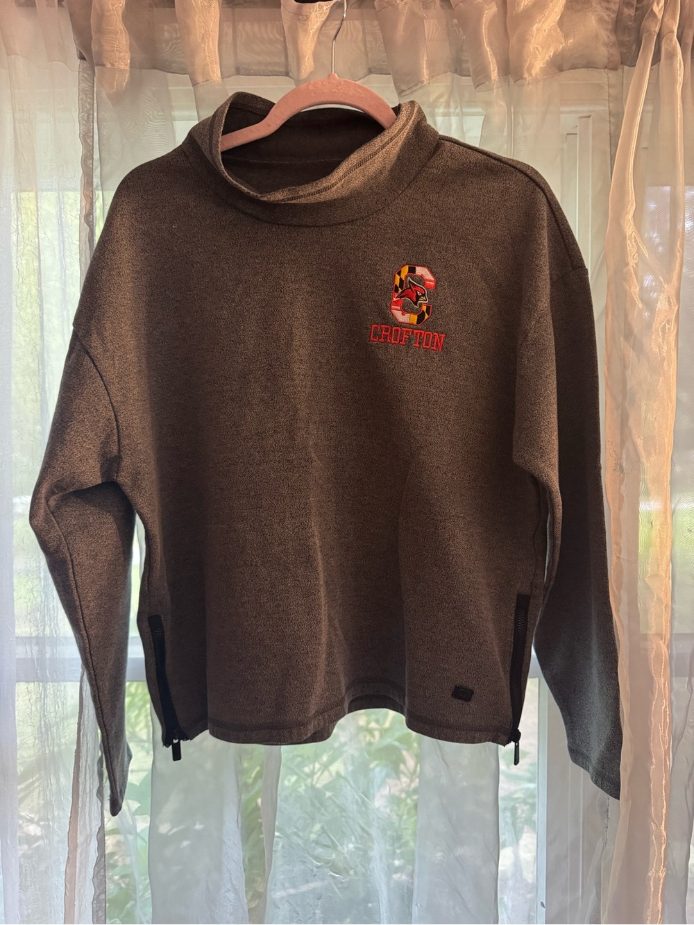 OGIO Black Turtleneck Sweater with Silver Logo